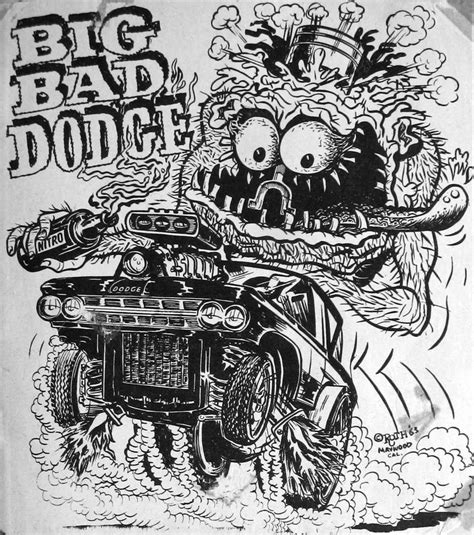 Early 63 Ed Roth Weird Cars Cars Coloring Pages Kustom Kulture Art