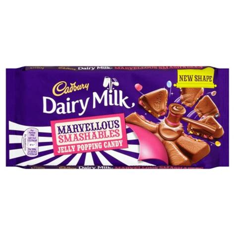 Cadbury Marvellous Creations Jelly Popping Candy Chocolate Bar 180G ...