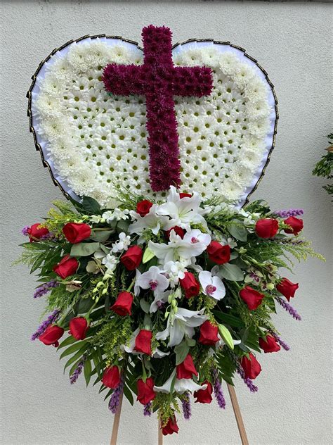 Funeral Cross #09 – Kimanh Flowers