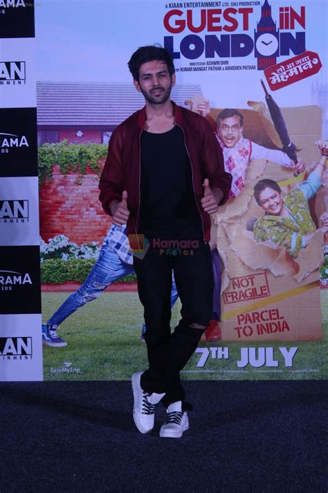 Kartik Aaryan At The Press Conference Of Film Guest Iin London On 3rd July 2017 Kartik Aaryan