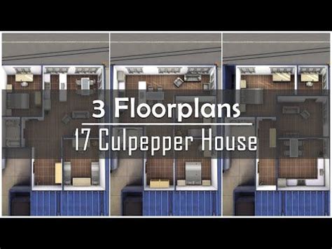 Culpepper House Floorplans The Sims Shorts Youtube In