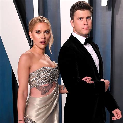 Scarlett Johansson Talks 'Stressful' Pandemic Wedding to Colin Jost ...