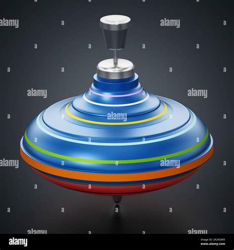 whirling toy  dark background  illustration stock photo alamy