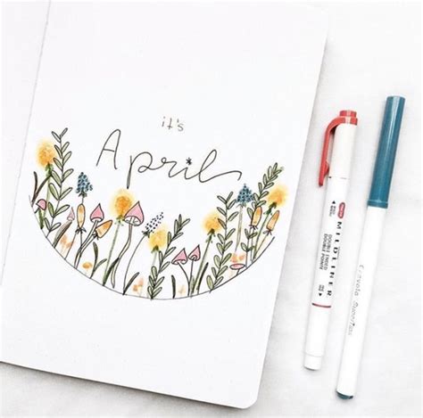 25 Wonderful April Bujo Spreads You Need To See Atinydreamer