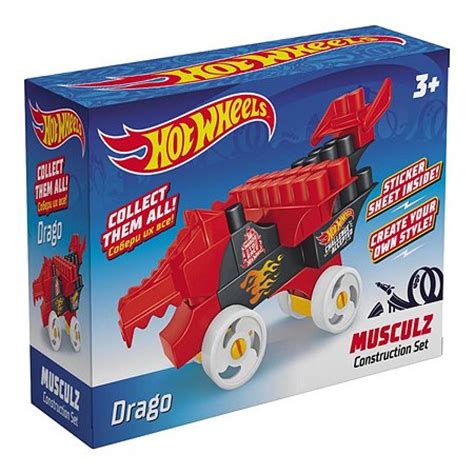Конструктор BAUER Hot Wheels Musculz Drago 713 купить в интернет магазине Hot wheels su