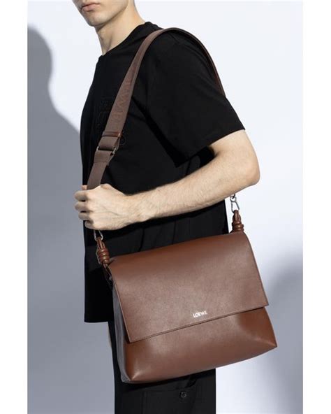 Loewe Flamenco Shoulder Bag In Brown For Men Lyst UK