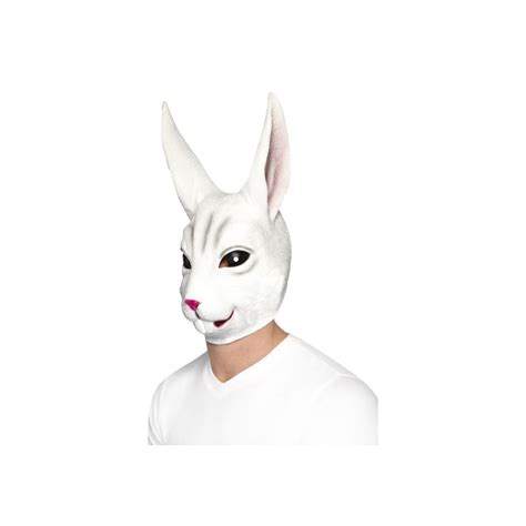 Masque Intégral De Lapin Blanc