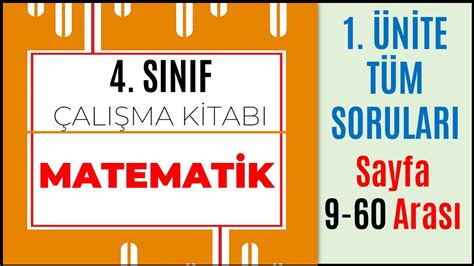 S N F Matematik Al Ma Kitab Sorular Nite Cevaplar Youtube