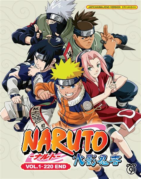 Naruto Complete Series Dvds Boxset All 220 Episodes English Etsy