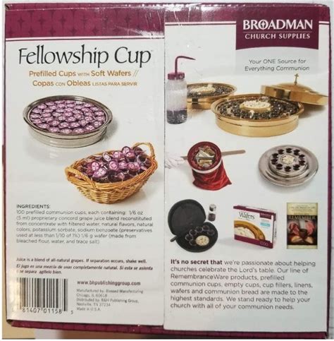 prefilled communion cups & wafers - The Bible Outlet