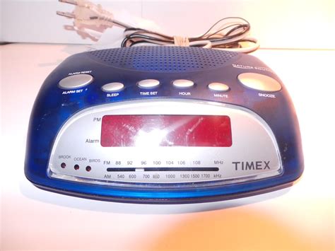 Timex T235l Nature Sounds Alarm Clock Radio Home And Kitchen