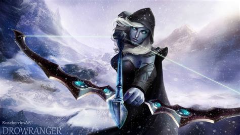 Traxex Drow Ranger Wallpaper