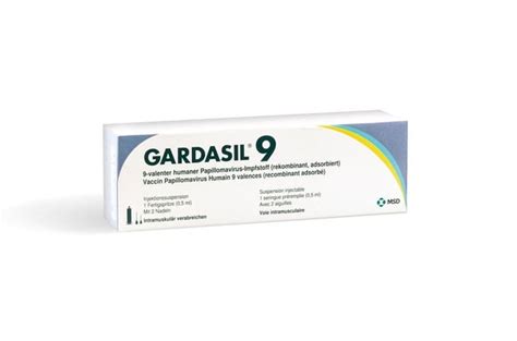 Gardasil Inj Susp In Fertigspritze Fertspr 0 5 Ml Online Bestellen