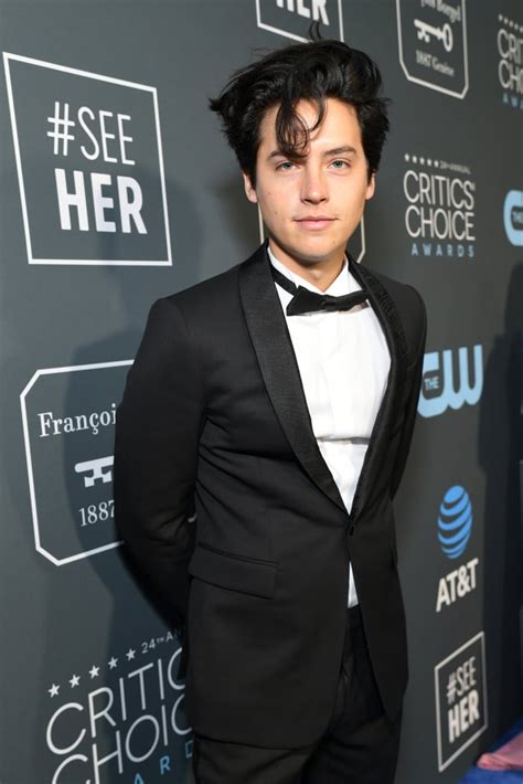 Cole Sprouse At The 2019 Critics Choice Awards Popsugar Celebrity Uk