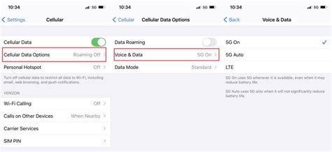 how to change 5g to 4g on iphone