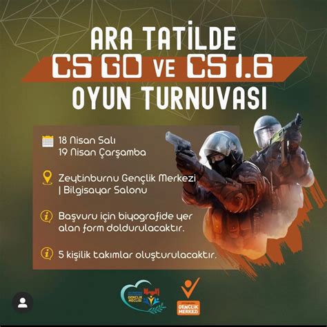 Cs Go Ve Cs Oyun Turnuvasi Zeytinburnu Gen Lik Merkezi