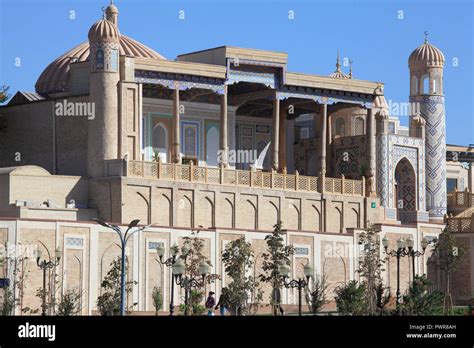 Uzbekistan Samarkand Hazrat Khizr Mosque Stock Photo Alamy