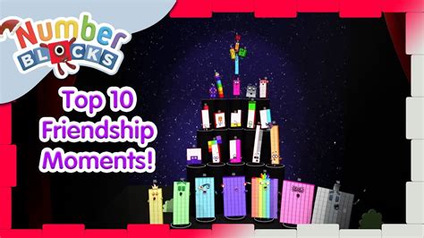 Numberblocks Top 10 Friendship Moments Merry Christmas Learn