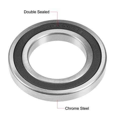 Rs Deep Groove Ball Bearing X X Mm Double Sealed Chrome Steel