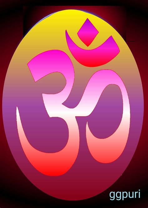 Om Symbol Wallpaper Red And Purple Background