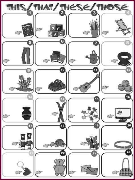 Demonstratives This That These Those Fun Activities Games Grammar ...