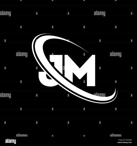 JM logo. J M design. White JM letter. JM/J M letter logo design ...