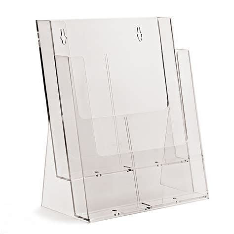 2 Pocket A4 Portrait Leaflet Holder