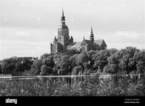 Marienkirche Curch Of St Mary Stralsund Germany 2023 Stock Photo