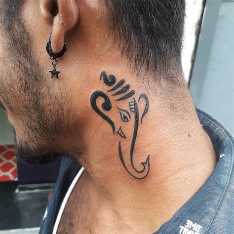 Ganesha Tattoo Tikli Ganesh Tattoo Shiva Tattoo Design Om Tattoo