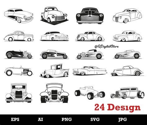 Car Svg Classic Car Svg Retro Car Cut File Old Car Svg Etsy