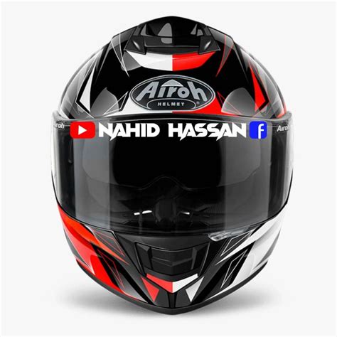 Hame sticker for helmet | Helmet name sticker | Helmet stickers | Helmet sticker name | Name ...