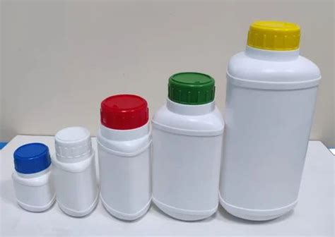 Hindustan Products White Triangle Shape Hdpe Bottles For Packaging