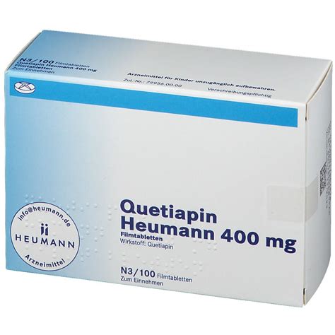 Quetiapin Heumann Mg St Mit Dem E Rezept Kaufen Shop Apotheke