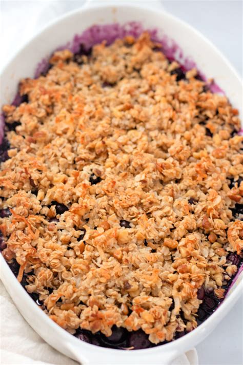 Maple Blueberry Crisp Recipe By Blackberry Babe