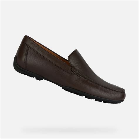 Geox® Kosmopolis Grip Mocassins En Cuir Marron Homme Geox®