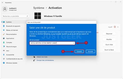 Clés de produit génériques de Windows 11 pour toutes les éditions