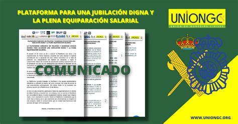 ACUERDO DE CONSTITUCIÓN DE LA PLATAFORMA POR UNA JUBILACIÓN DIGNA Y LA