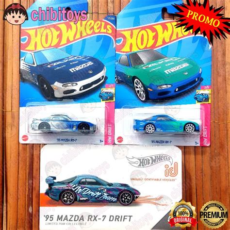 Jual Hotwheels Hw Id Mazda Rx Drift Biru Orange