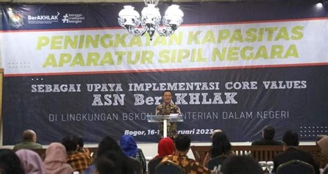 Bskdn Dorong Asn Tingkatkan Budaya Kerja Produktif Sesuai Core Values