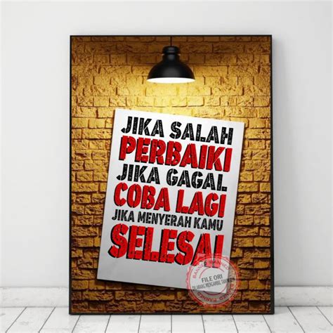 Jual POSTER QUOTE KATA KATA ART PAPER A3 Shopee Indonesia