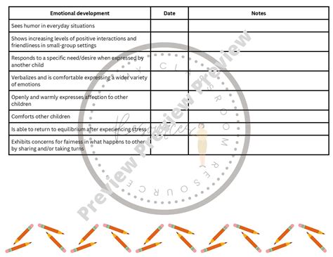 Ecd Progress Report 4 5 Years • Teacha