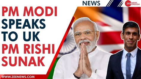 Watch PM Modi Speaks To Rishi Sunak Congratulates Him On Assuming