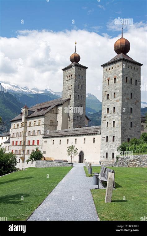 The Stockalper Palace Is A Castle Build Between 1651 And 1671 In Brig