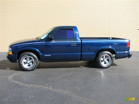 2000 Indigo Blue Metallic Chevrolet S10 Ls Regular Cab 26307504 Car Color