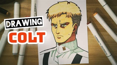 Drawing Colt Grice Attack On Titan 0328 Animedrawholic Youtube