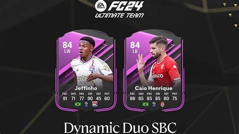 Ea Fc Sbc Jeffinho And Henrique Dynamic Duos Cheapest Solutions