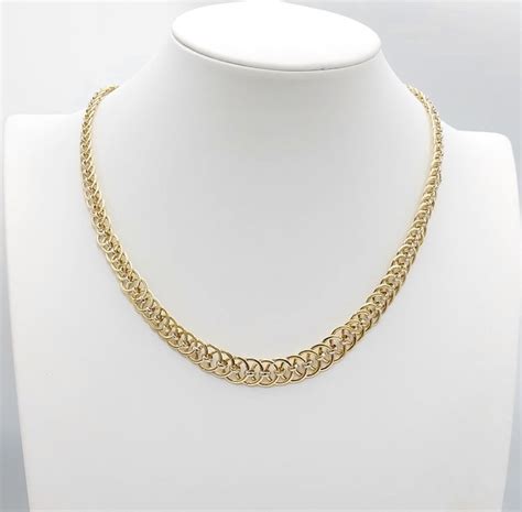 Necklace 18 Kt White Gold Yellow Gold Auction Online Catawiki