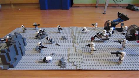 Lego Star Wars Moc Angriff Auf Den Rebellen Au Enposten Youtube