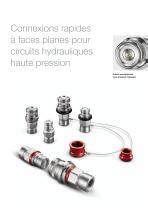 Spx Hydraulique Haute Pression St Ubli Fluid Connectors Catalogue