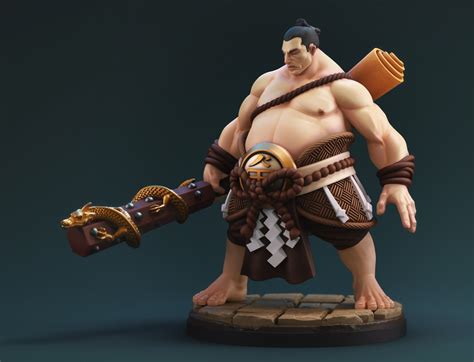 ArtStation - Sumo Warrior, Thomas Lishman 3d Character, Character ...